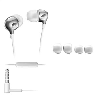 Philips SHE3705WT/00 - In-ear oortelefoons met microfoon