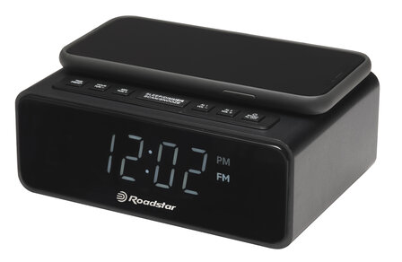 Roadstar CLR-700QI - wekkerradio met Qi charging