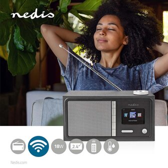 internetradio Nedis Tafelmodel | Zwart | 3000BK