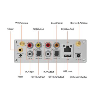 Arylic S50 pro+ voorversterker - streaming unit