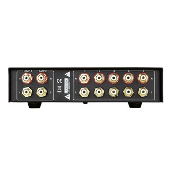 Audio Dynavox uitbreidings module/switcher AUX-S Pro zilver