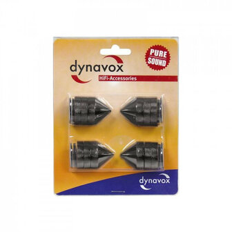 Dynavox SPIKES 4 STUKS ZWART - 207657