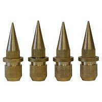 Dynavox SPIKES 4 STUKS MESSING