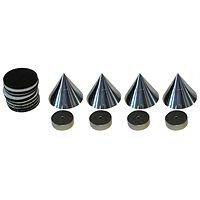 Dynavox SPIKES 4 STUKS CHROME