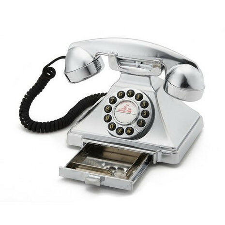 GPO Carrington Retro Telefoon Chrome