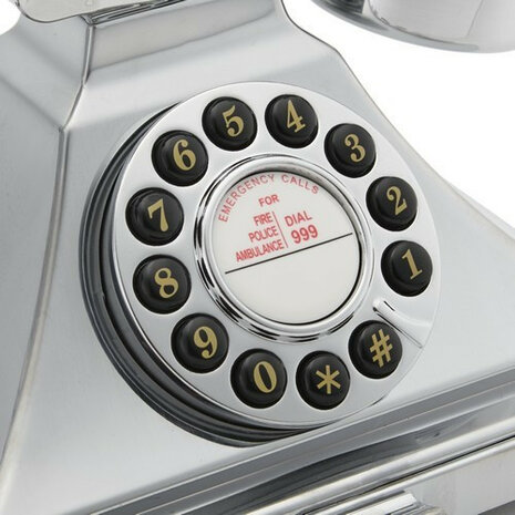 GPO Carrington Retro Telefoon Chrome