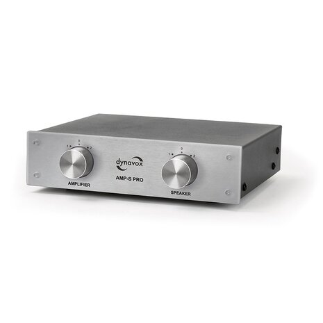 Audio Dynavox versterker/boxen switcher PRO - zilver