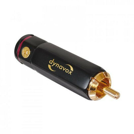 Audio Dynavox RCA cinchplug rood