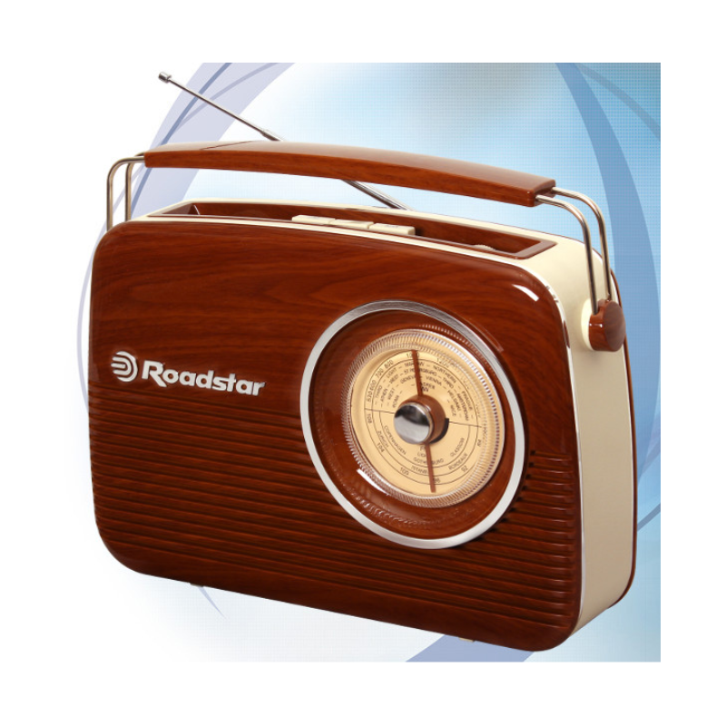 drempel Zogenaamd rukken Roadstar Tra1957wd Vintage Draagbare Radio bruin | 7621800026514 | Roadstar  Shop