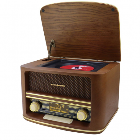 Afgekeurd Niet doen Reizende handelaar Soundmaster NR961 Nostalgische DAB+ radio met CD-speler bluetooth en USB