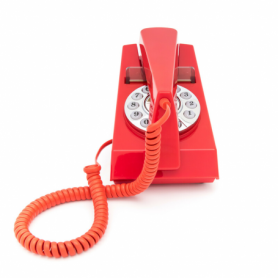 GPO 1960PUSHRED - Telefoon Trim retro jaren ‘60, druktoetsen, rood