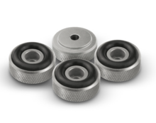 Audio Dynavox - Aluminium voeten 4 delig - zilver - 20 mm